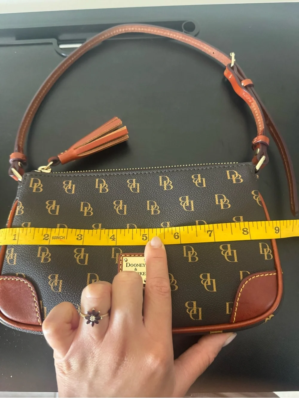 Dooney & Bourke Gretta Slim Crossbody Brown T’moro